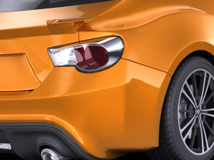 Toyota GT86 2015 vray 3D 模型