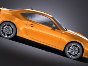 Toyota GT86 2015 vray 3D 模型