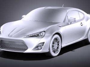 Toyota GT86 2015 vray 3D 模型