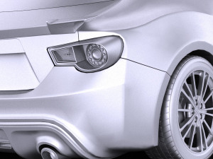 Toyota GT86 2015 vray 3D 模型