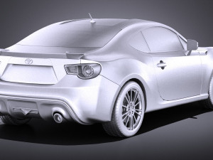 Toyota GT86 2015 vray 3D 模型