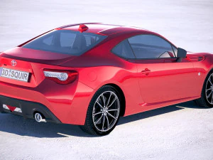 Toyota GT86 2018 3D Model