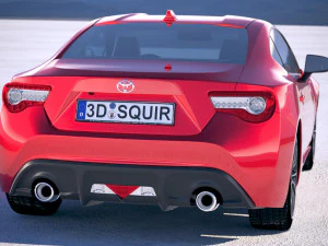 Toyota GT86 2018 3D Model