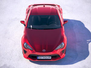 Toyota GT86 2018 3D Model