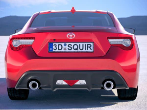 Toyota GT86 2018 3D Model