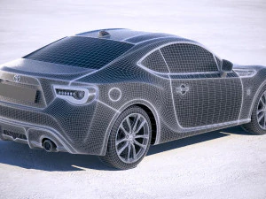 Toyota GT86 2018 3D Model