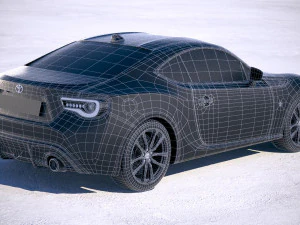 Toyota GT86 2018 3D Model