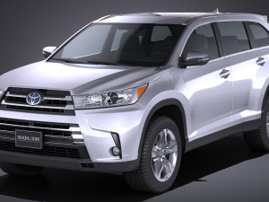 Toyota Highlander 2017 3D Model
