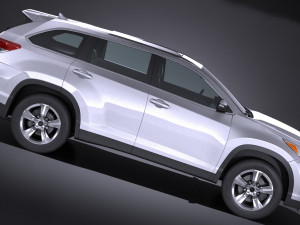 Toyota Highlander 2017 3D Model