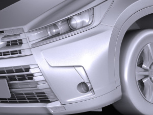 Toyota Highlander 2017 3D Model