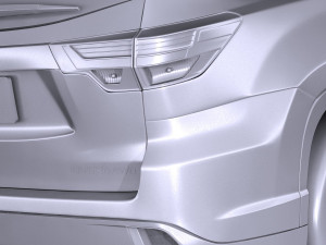 Toyota Highlander 2017 3D Model