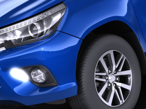 Toyota Hilux Double Cab 2017 vray 3D-Modell