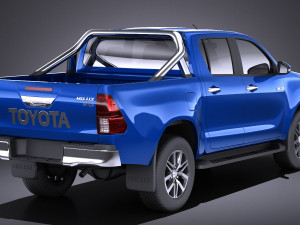 Toyota Hilux Double Cab 2017 vray 3D-Modell