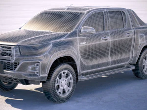 Toyota Hilux Revo Rocco 2018 3D Model