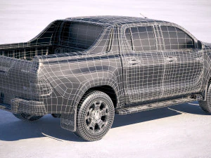 Toyota Hilux Revo Rocco 2018 3D Model