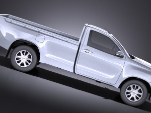 Toyota Hilux Single Cab 2017 vray 3D 모델