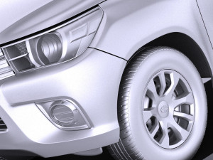 Toyota Hilux Single Cab 2017 vray 3D 모델