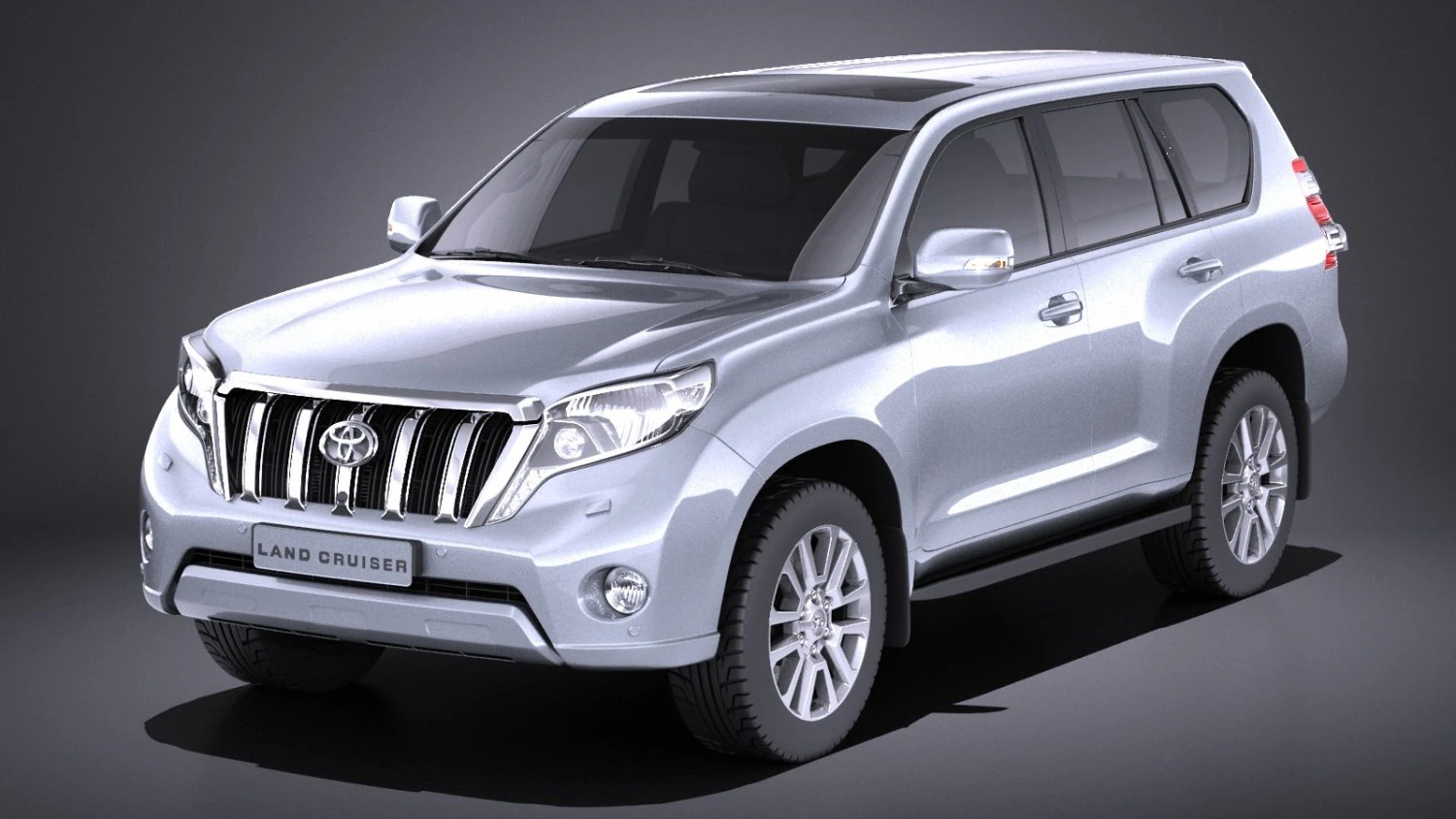 Toyota Land Cruiser 2015 vray 3D Model .c4d .max .obj .3ds .fbx .stl .blend 