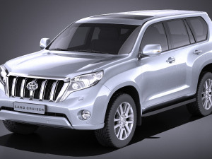 Toyota Land Cruiser 2015 vray 3D मॉडल