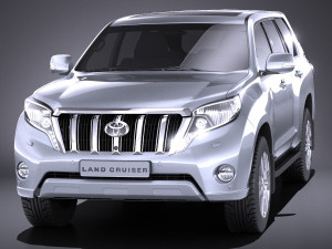 Toyota Land Cruiser 2015 vray Modèle 3D