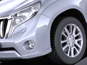 Toyota Land Cruiser 2015 vray Modèle 3D