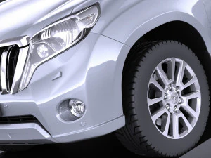 Toyota Land Cruiser 2015 vray 3D Model