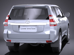 Toyota Land Cruiser 2015 vray Modèle 3D