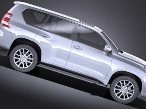 Toyota Land Cruiser 2015 vray 3D Model