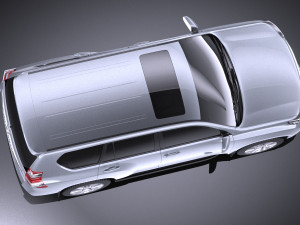 Toyota Land Cruiser 2015 vray Modèle 3D