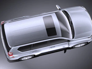 Toyota Land Cruiser 2015 vray 3D Model