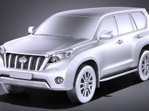 Toyota Land Cruiser 2015 vray Modèle 3D