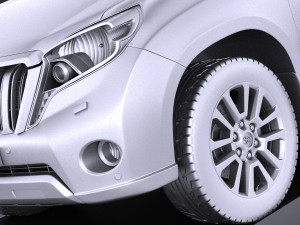 Toyota Land Cruiser 2015 vray Modèle 3D