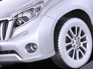Toyota Land Cruiser 2015 vray 3D Model