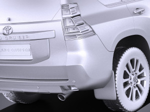Toyota Land Cruiser 2015 vray Modèle 3D