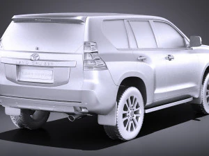 Toyota Land Cruiser 2015 vray 3D Model