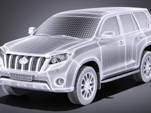 Toyota Land Cruiser 2015 vray 3D Model