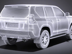 Toyota Land Cruiser 2015 vray 3D Model