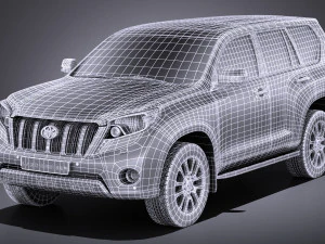 Toyota Land Cruiser 2015 vray 3D Model