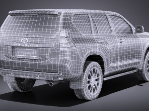 Toyota Land Cruiser 2015 vray Modèle 3D