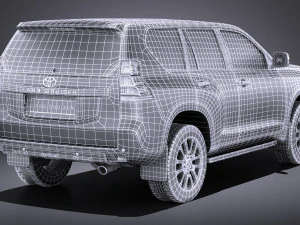 Toyota Land Cruiser 2015 vray 3D Model