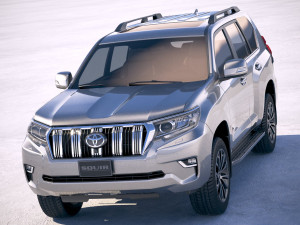 Toyota Land Cruiser 2018 3D Model