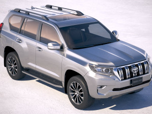 Toyota Land Cruiser 2018 3D Model