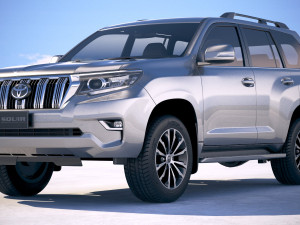 Toyota Land Cruiser 2018 3D Model