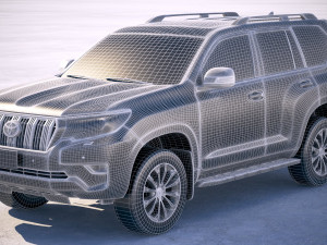 Toyota Land Cruiser 2018 3D Model