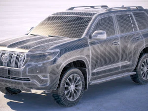 Toyota Land Cruiser 2018 3D Model