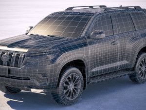 Toyota Land Cruiser 2018 3D Model