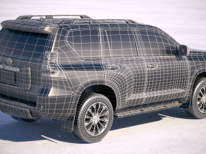 Toyota Land Cruiser 2018 3D Model