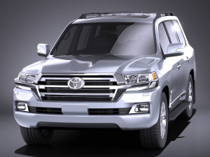 Toyota Land Cruiser 2018 vray 3D-Modell