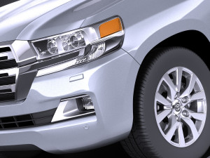 Toyota Land Cruiser 2018 vray 3D-Modell