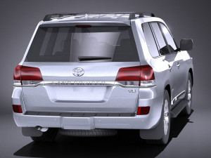 Toyota Land Cruiser 2018 vray 3D-Modell